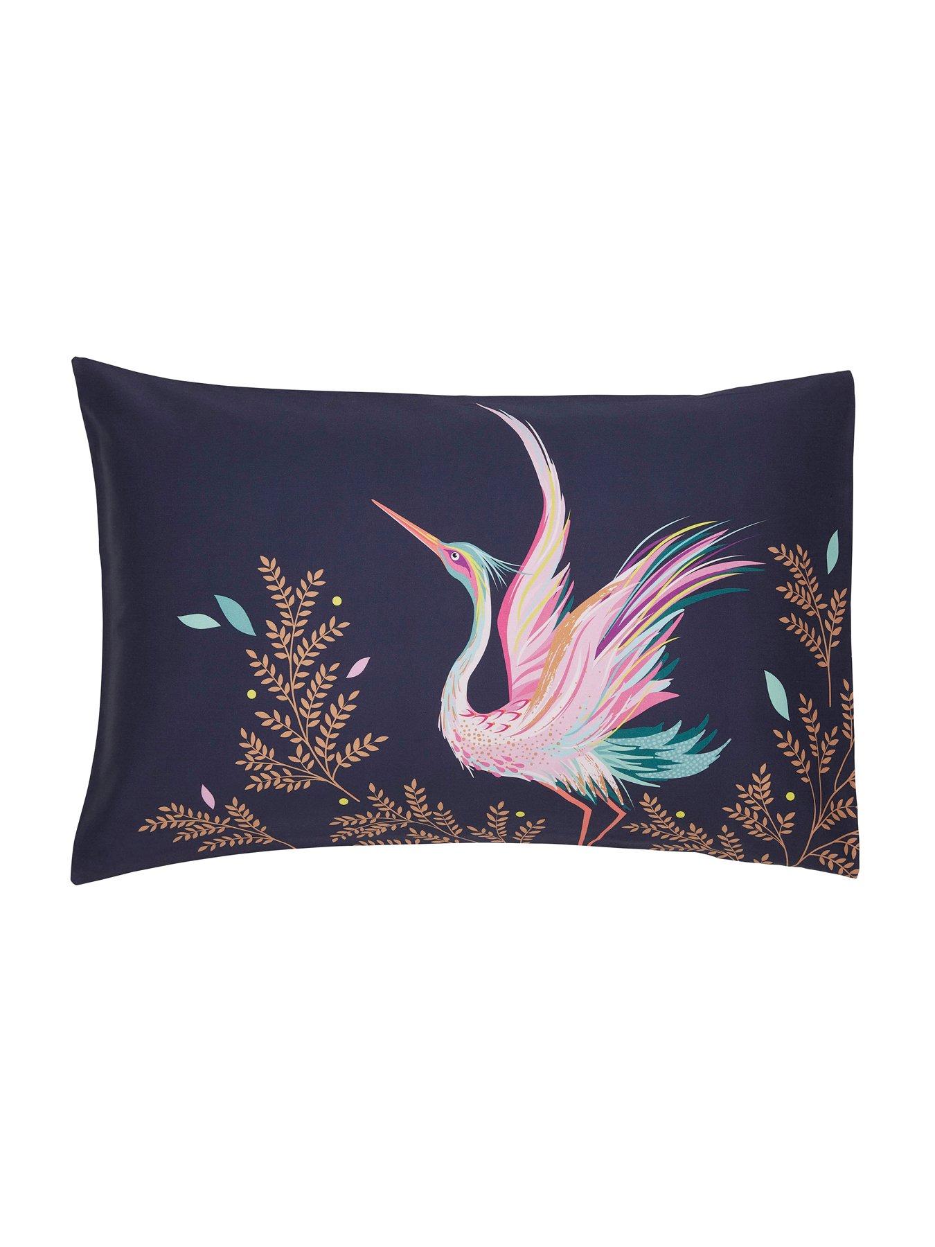  image of sara-miller-dancing-cranes-100-cotton-duvet-cover-set