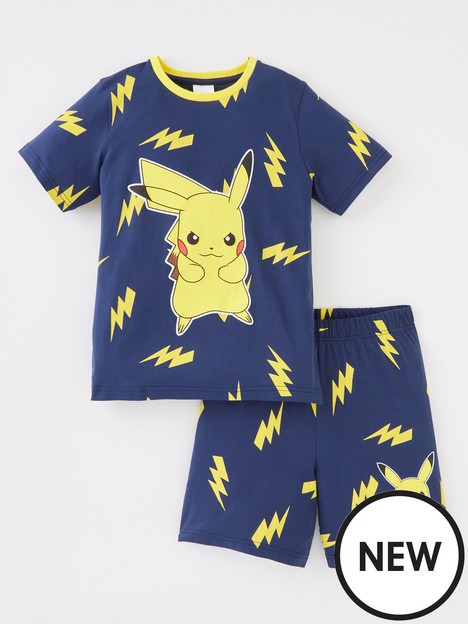 pokemon-all-over-print-pikachu-short-pyjamas-navy