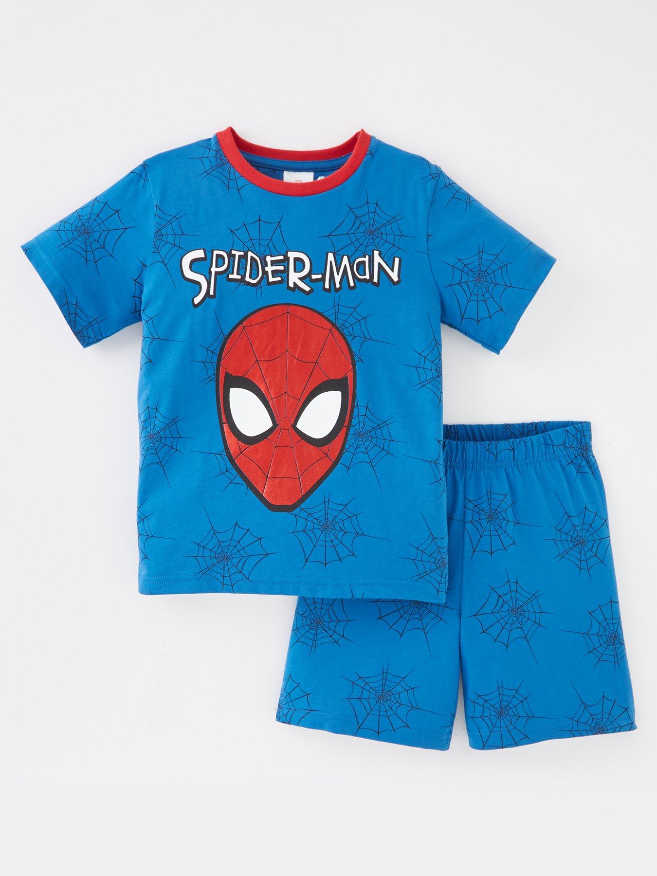 spiderman-all-over-print-short-pyjamas