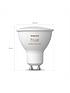  image of philips-hue-hue-white-amp-colour-ambiance-smart-spotlight-3-pack-led-43w-gu10-with-bluetooth