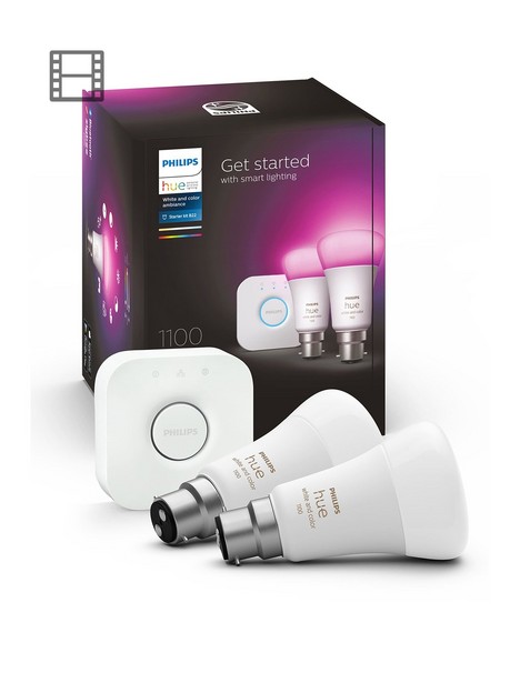 philips-hue-hue-white-amp-colour-ambiance-smart-bulb-2-pack-b22-starter-kit