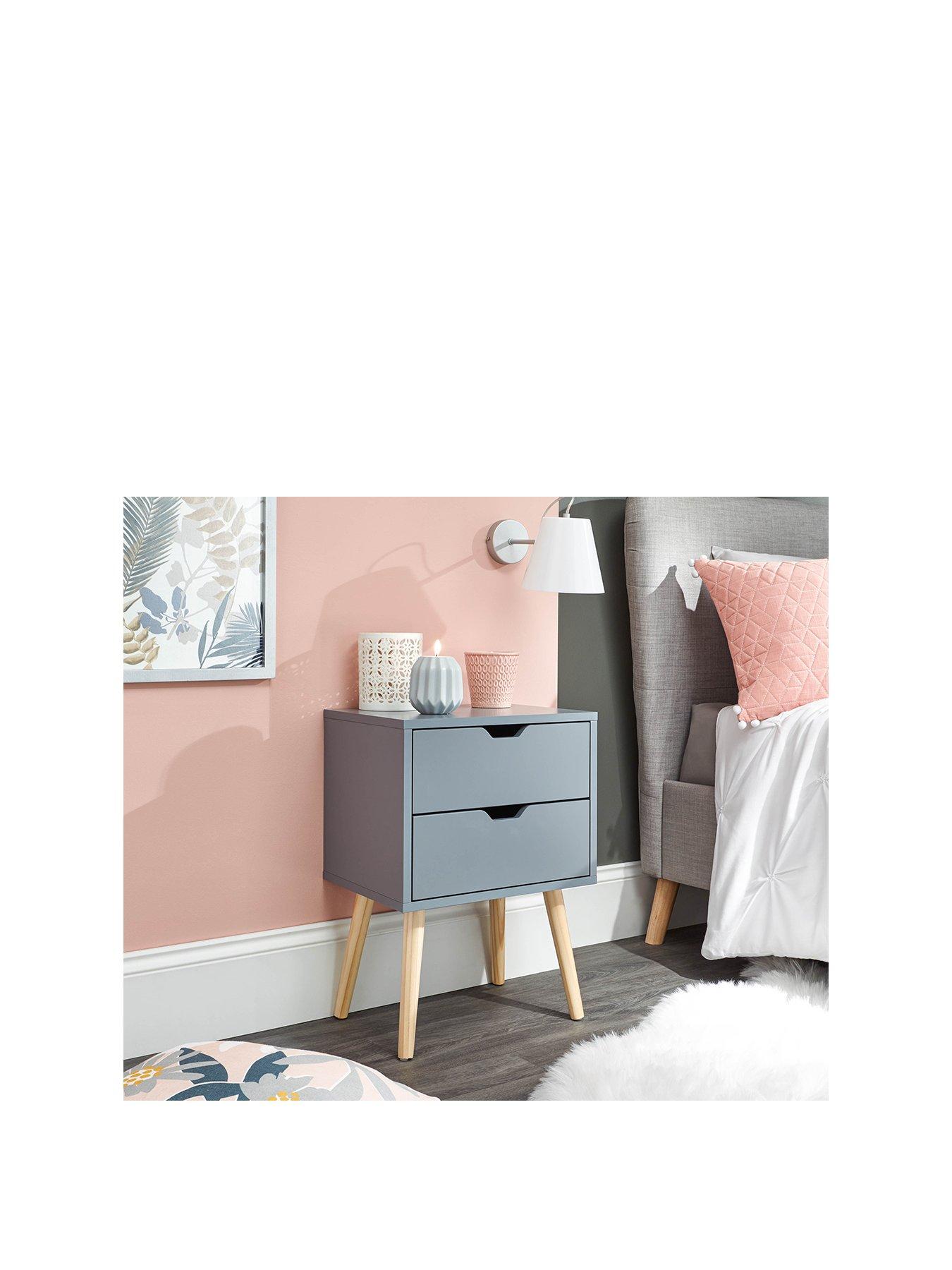 Image 1 of 5 of GFW Nyborg Single 2 Drawer Bedside
