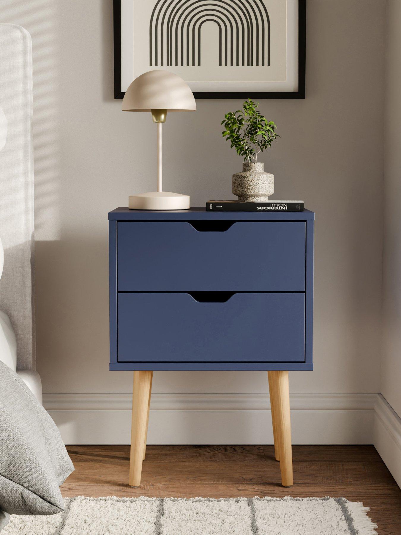 GFW Nyborg Single 2 Drawer Bedside