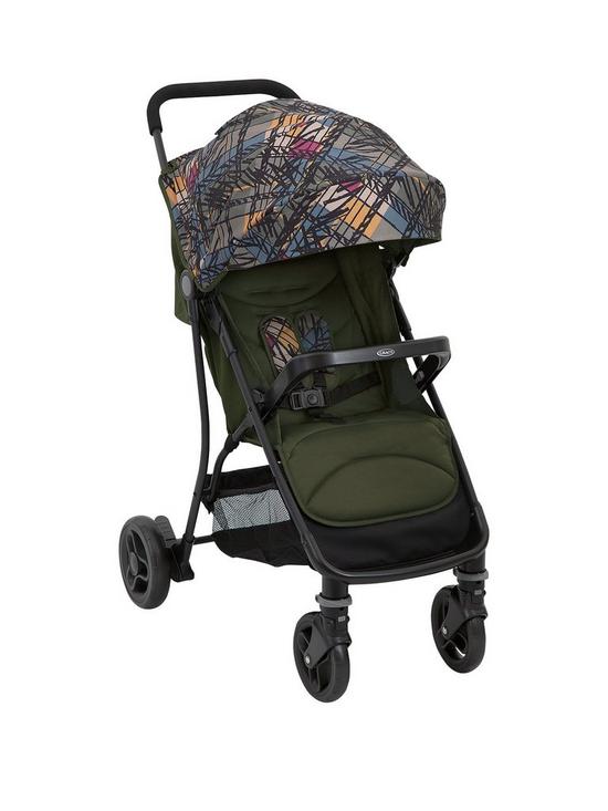front image of graco-breaze-lite-2-stroller-couture-fern