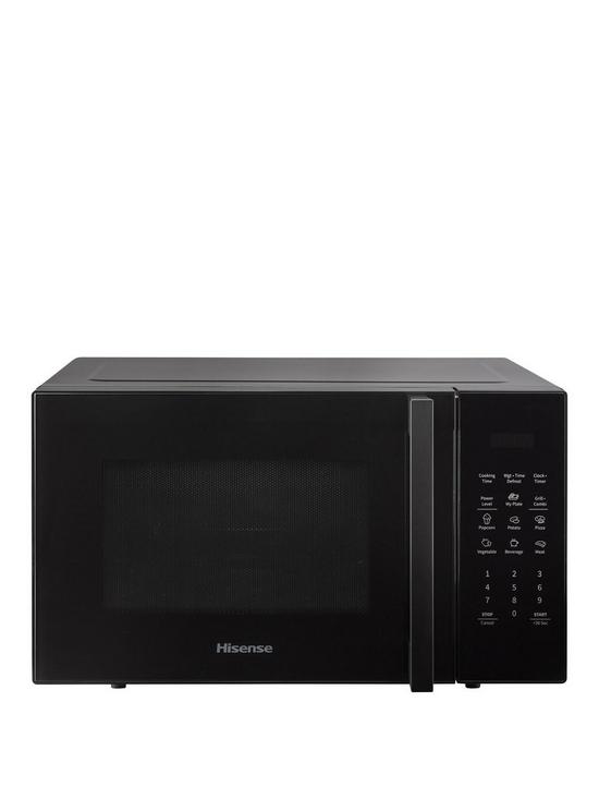 front image of hisense-h29mobs9hguk-29-litre-microwave-black