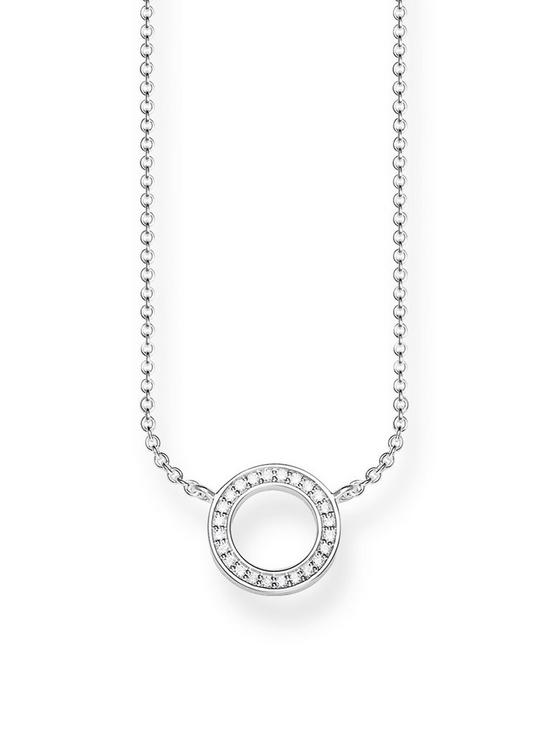 front image of thomas-sabo-small-circle-necklace