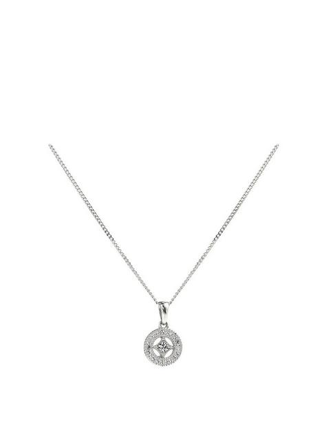 evoke-sterling-silver-crystal-round-milgrain-pendant-necklace