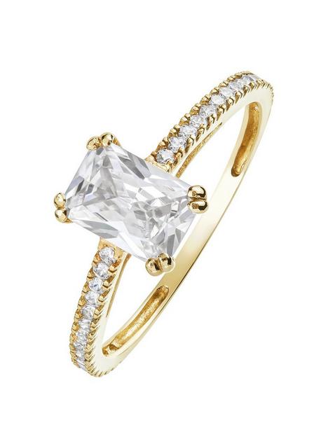 love-gold-9ct-yellow-gold-emerald-cut-cubic-zirconia-solitaire-ring