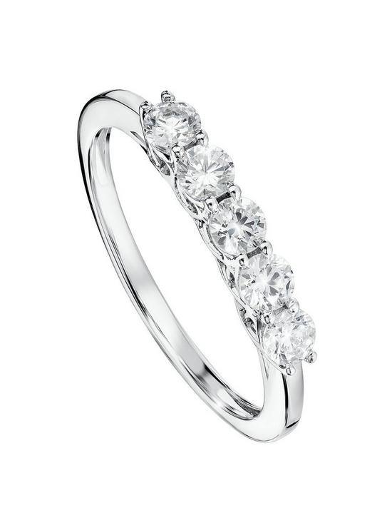 front image of created-brilliance-elsie-created-brilliance-9ct-white-gold-050ct-lab-grown-diamond-ring