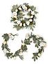  image of very-home-20-inch-rattan-spring-wreath