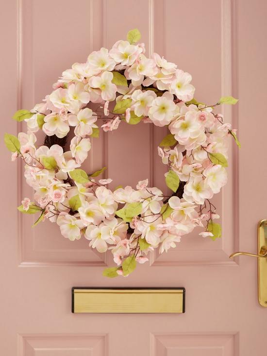front image of very-home-22-cherry-blossom-springnbspwreath