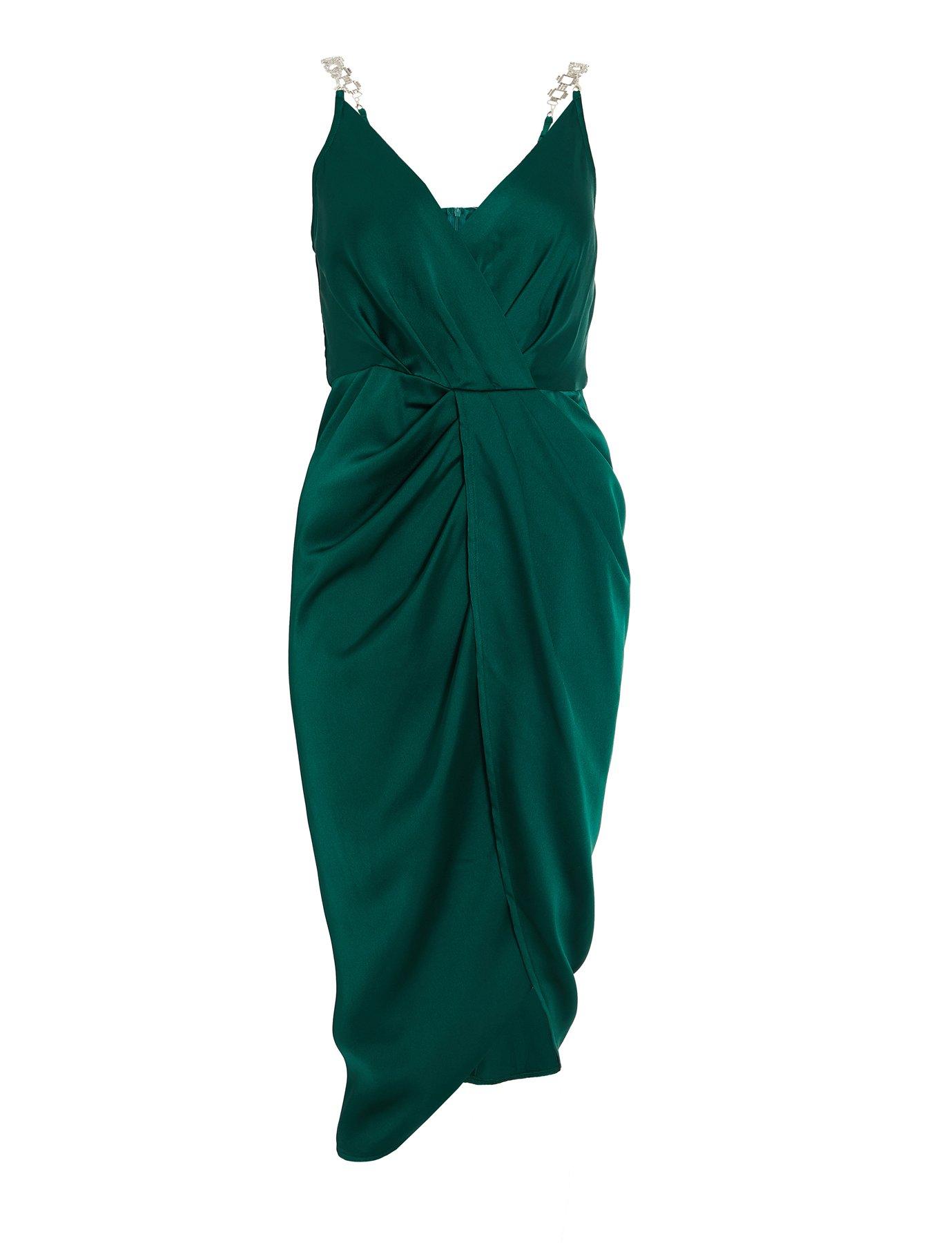Maxi Dress Quiz Green Prom Dress Vestido Ajustado Vestido Corto Comprar  Vestido Terciopelo Pretty Little Thing