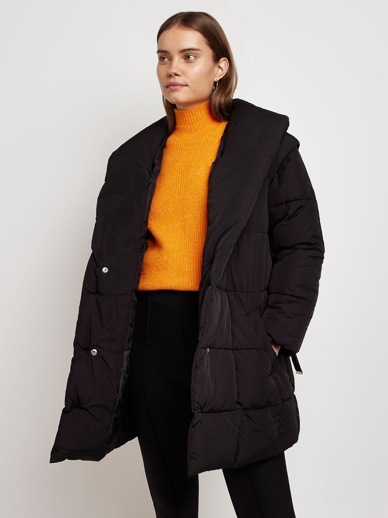 River island 2024 bubble coat