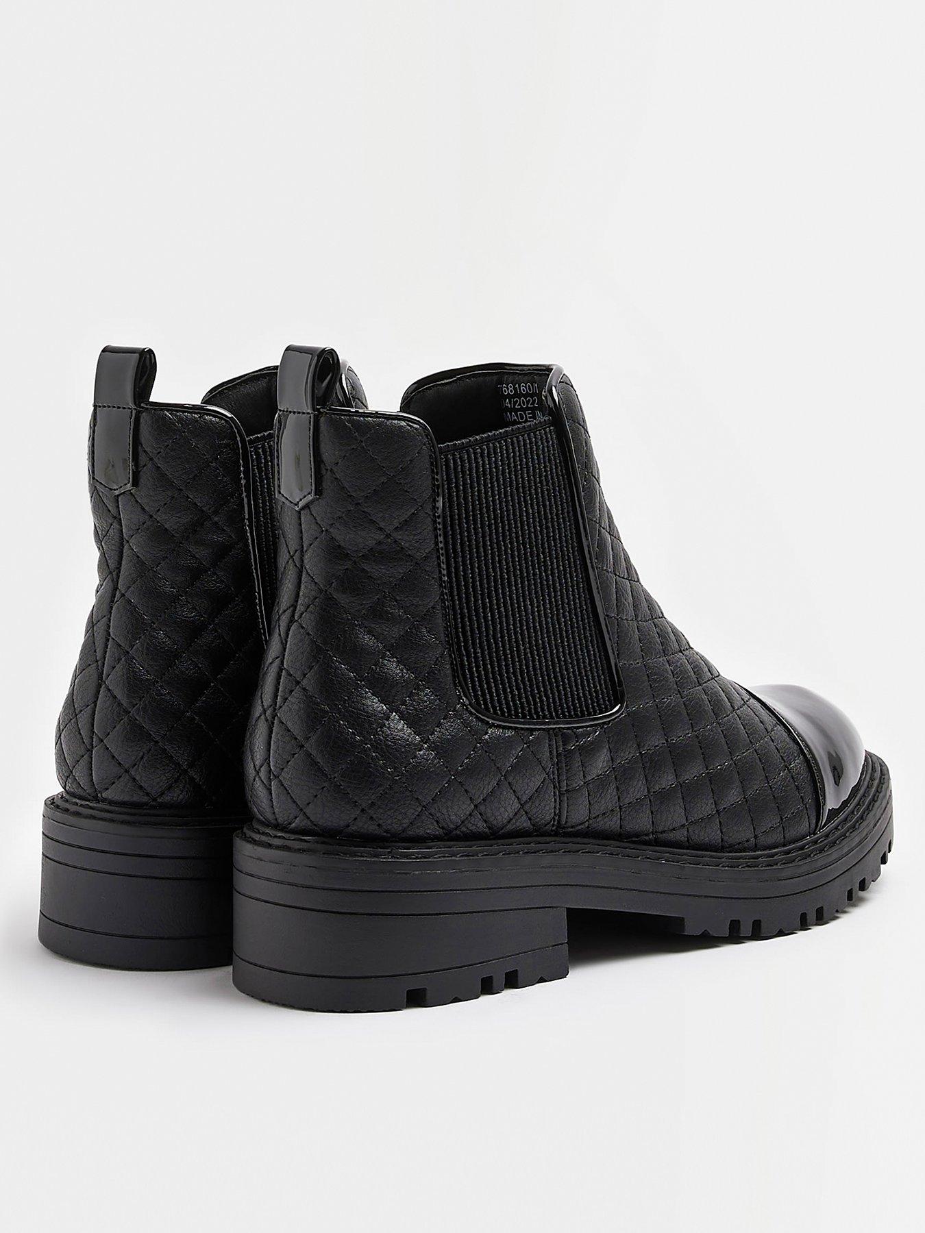 River island black boots online