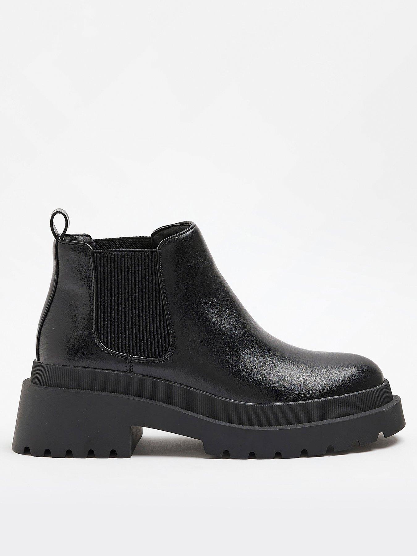 River Island Low Ankle Chelsea Boot Black littlewoods