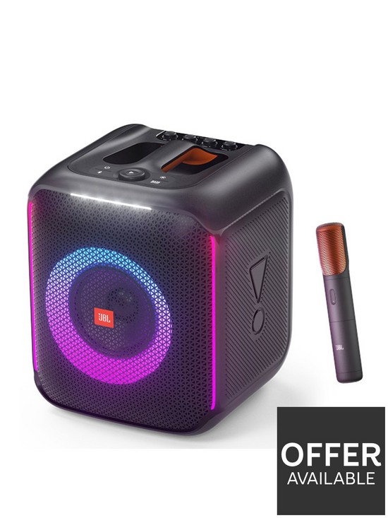 front image of jbl-partybox-encore-portable-party-speaker-with-mic