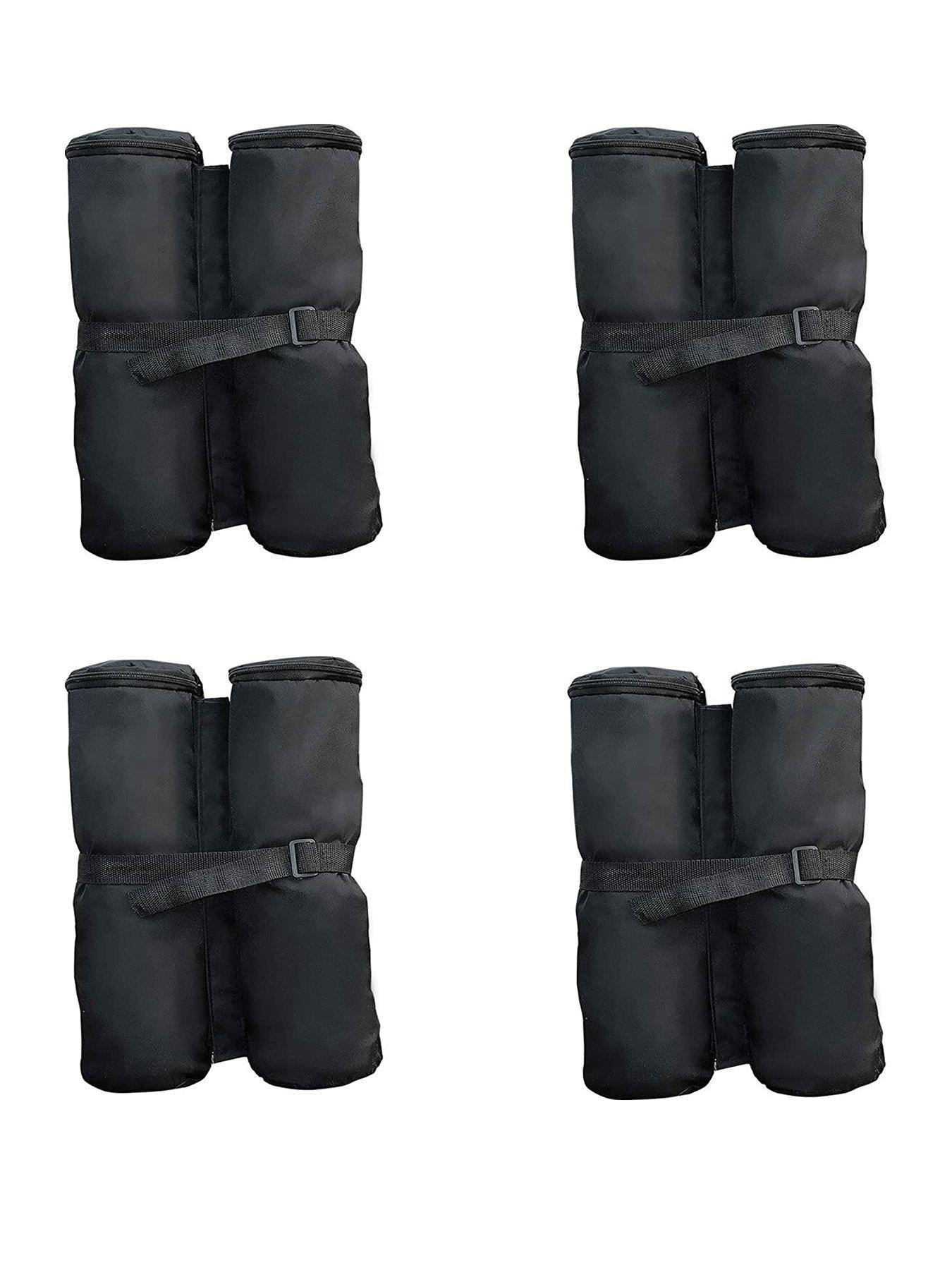 outsunny-4-piece-gazebo-sand-bag-weight-set--nbspblack