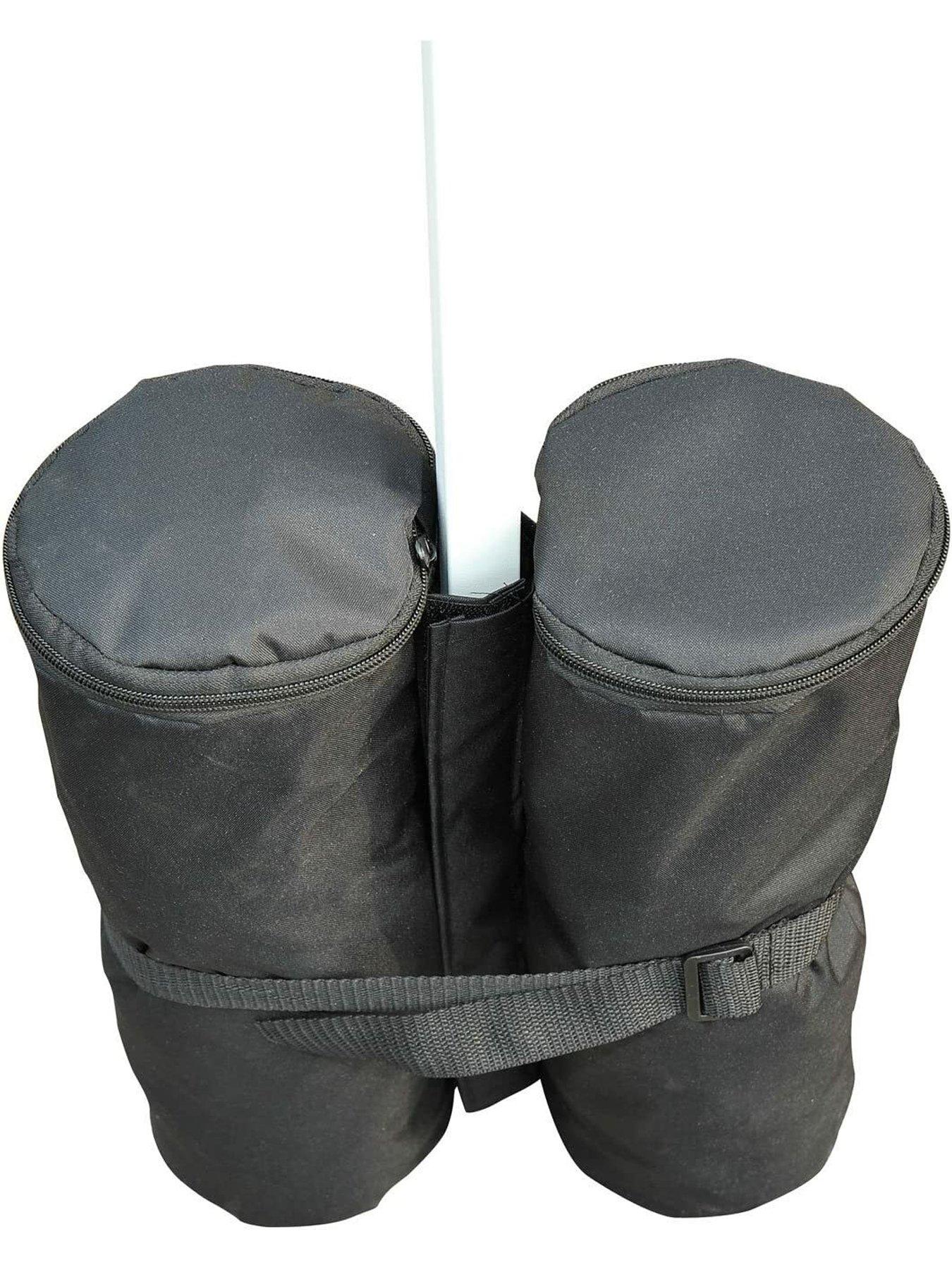  image of outsunny-4-piece-gazebo-sand-bag-weight-set--nbspblack