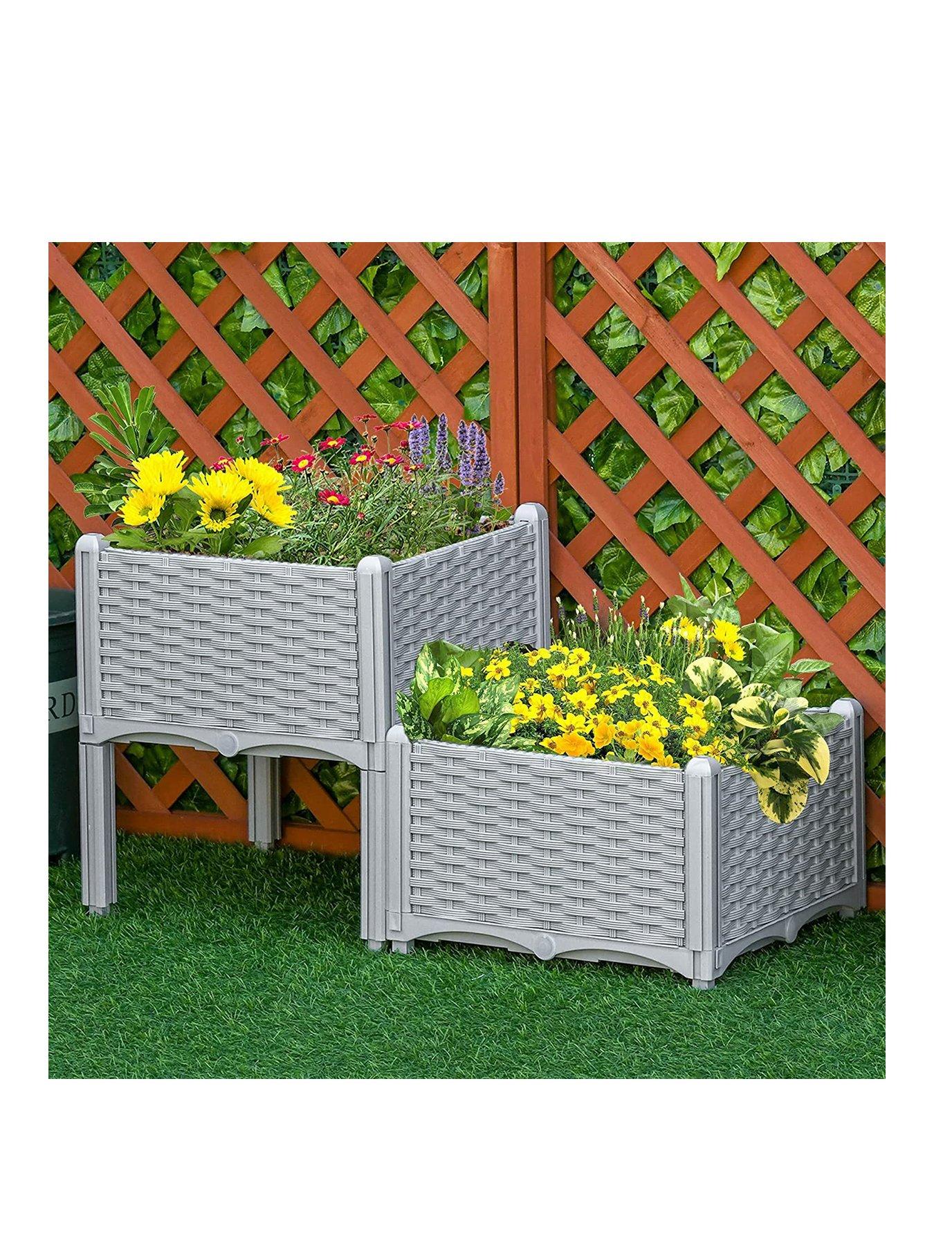 outsunny-raised-flower-bed-vegetable-herb-plant-stand-lightweight-40l-x-40w-x-44h-cm