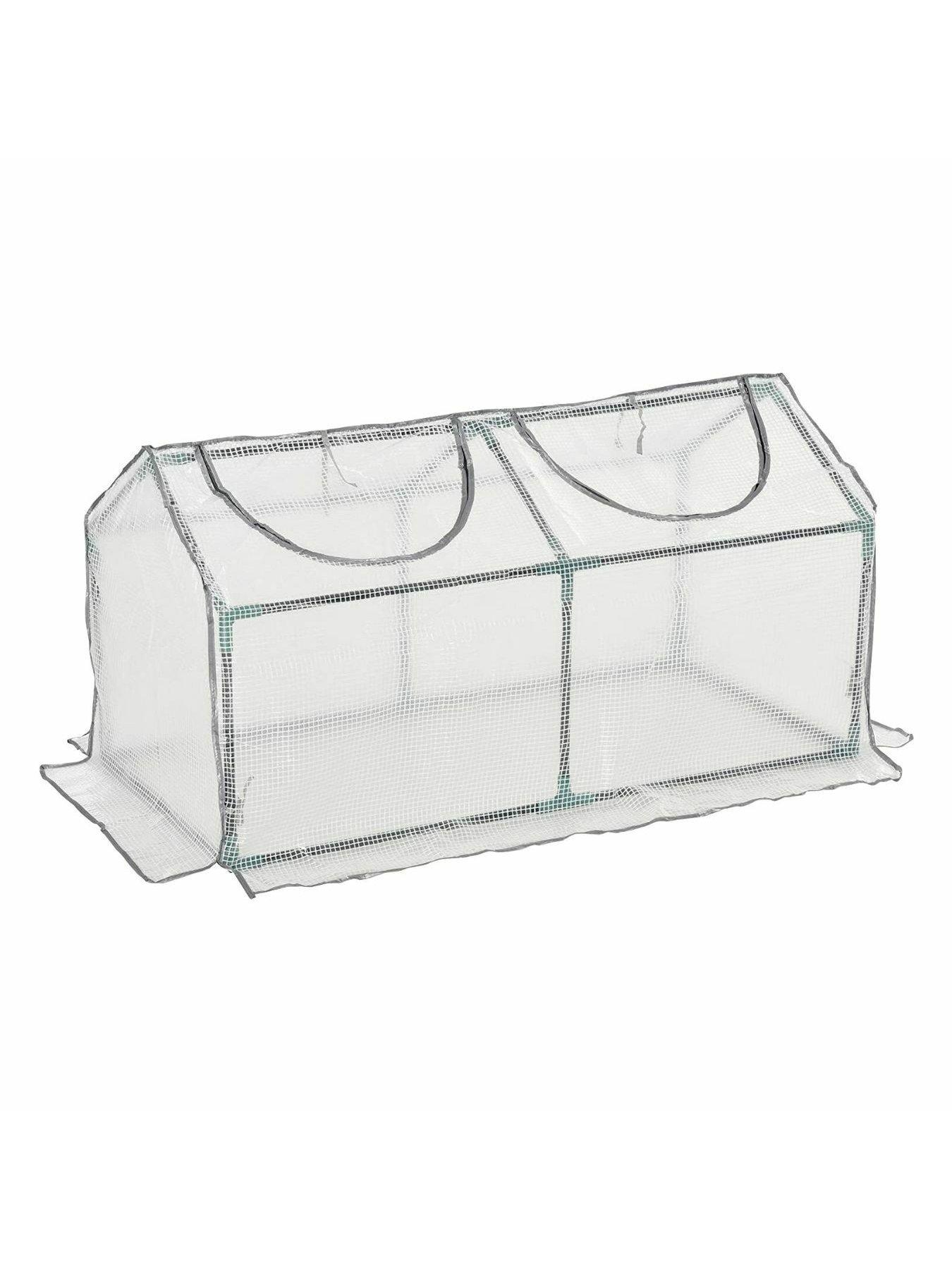  image of outsunny-mini-greenhouse-with-2-windows-fornbspplant-flower-ampnbspherbs-growingnbsp120-x-61-x-61cm