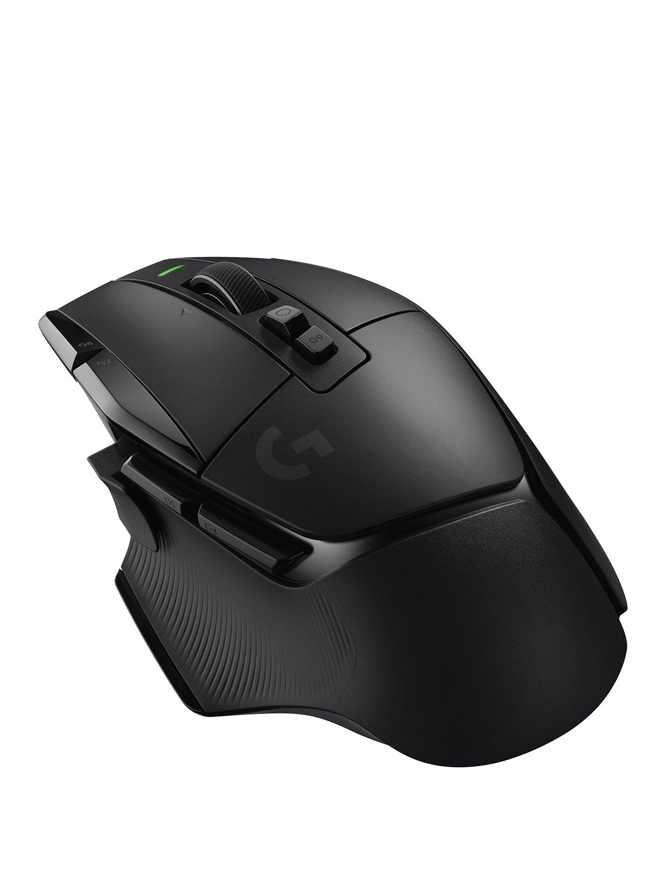 front image of logitechg-g502-x-lightspeed-wireless-gaming-mouse-hero-25k-gaming-sensor-for-pcmac--black