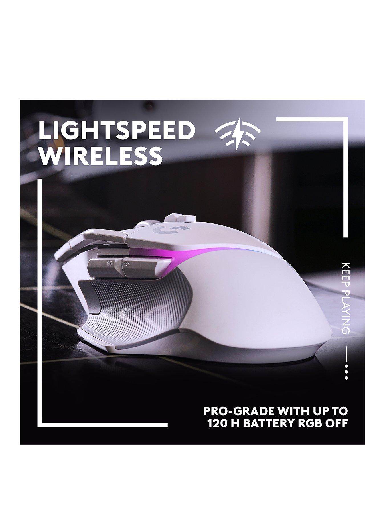  image of logitechg-g502-x-plus-lightspeed-wireless-rgb-gaming-mouse-hero-25k-gaming-sensor-for-pcmac-white