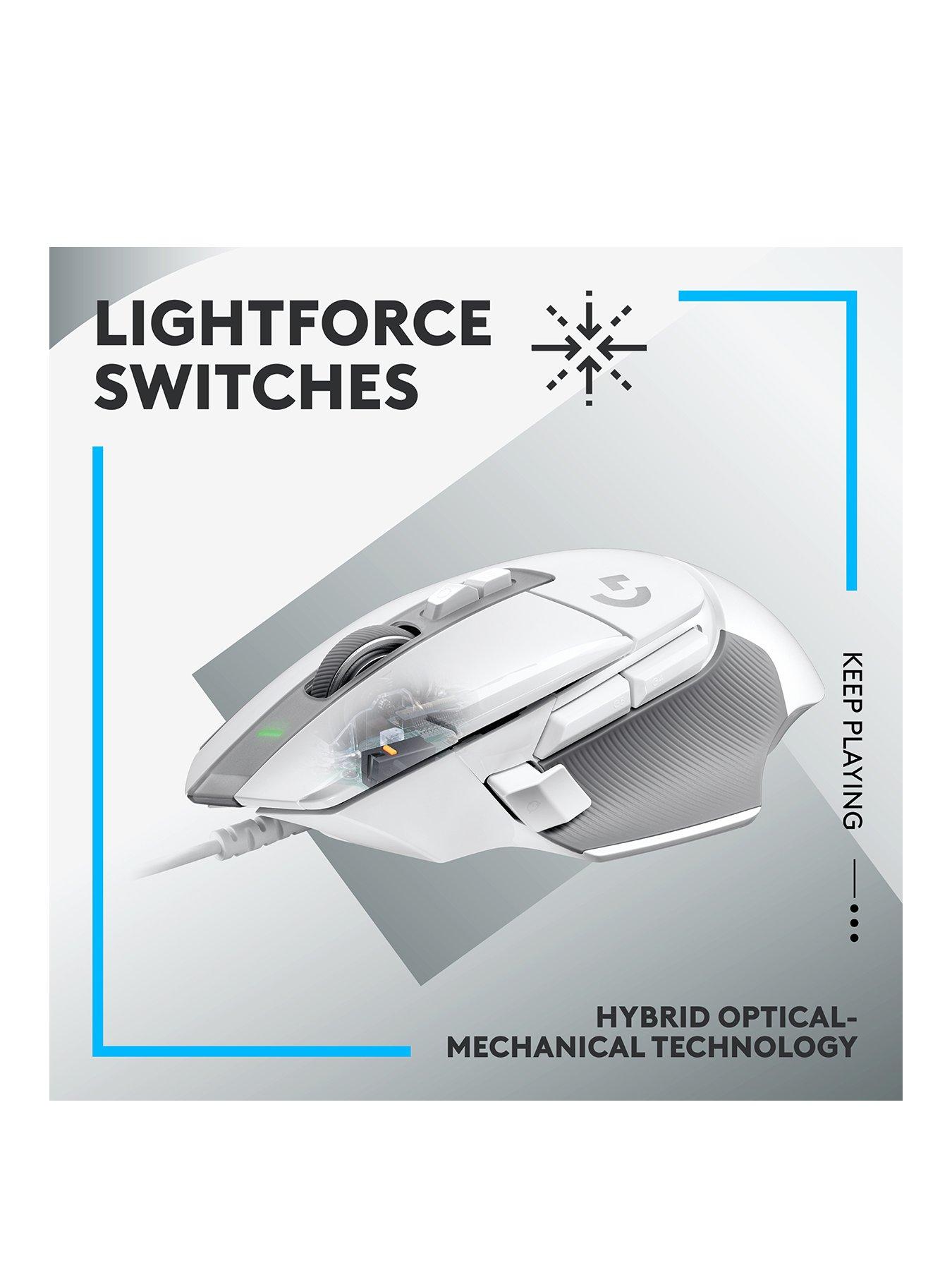  image of logitechg-g502-x-wired-gaming-mouse-hero-25k-gaming-sensor-compatible-with-pcmac-black