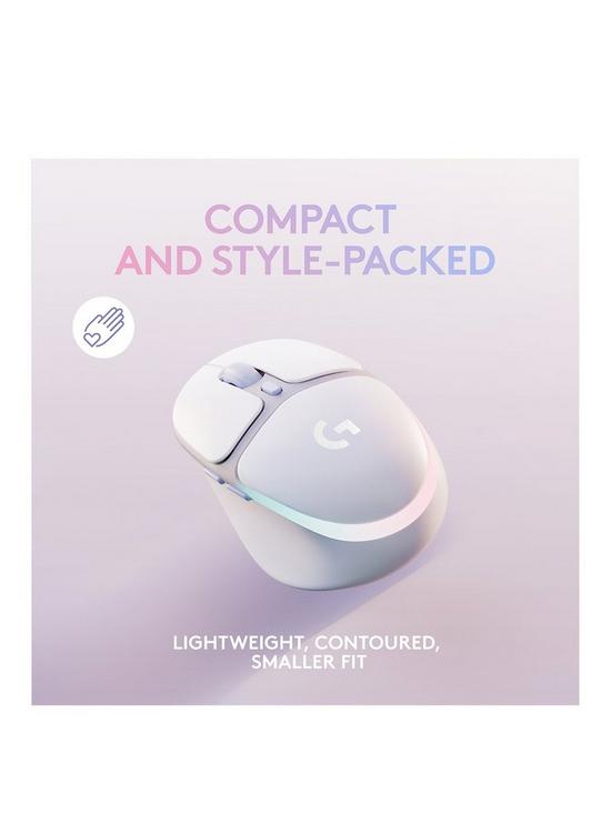 stillFront image of logitechg-g705-wireless-gaming-mouse-customisable-lightsync-rgb-lighting-pcmaclaptop-white