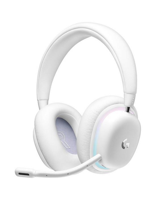 front image of logitechg-g735-wireless-gaming-headset-compatible-with-pc-mobile-devices-white