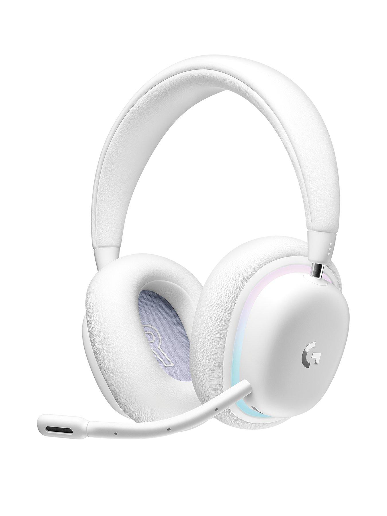 Image 1 of 8 of LogitechG G735 Wireless Gaming Headset, Compatible with PC, Mobile Devices - White