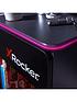  image of x-rocker-carbon-tek-side-table-with-neonbsplednbsplighting-and-wireless-phone-charging