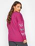  image of yours-butterfly-sleeve-soft-touch-sweatshirt--nbspfuchsia