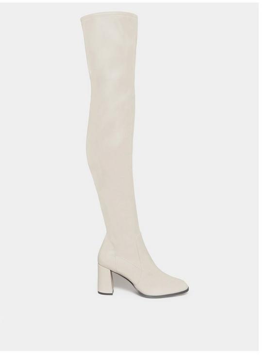 front image of long-tall-sally-heeled-over-the-knee-pu-natural