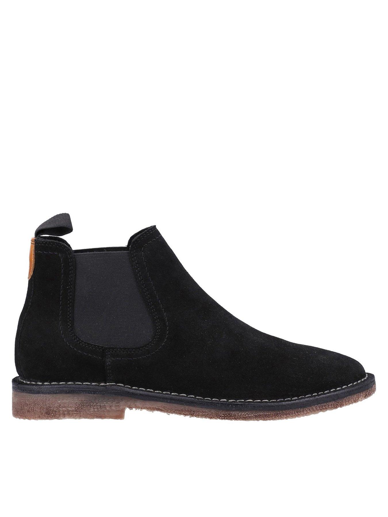 Hush Puppies Shaun Suede Chelsea Boots Black littlewoods