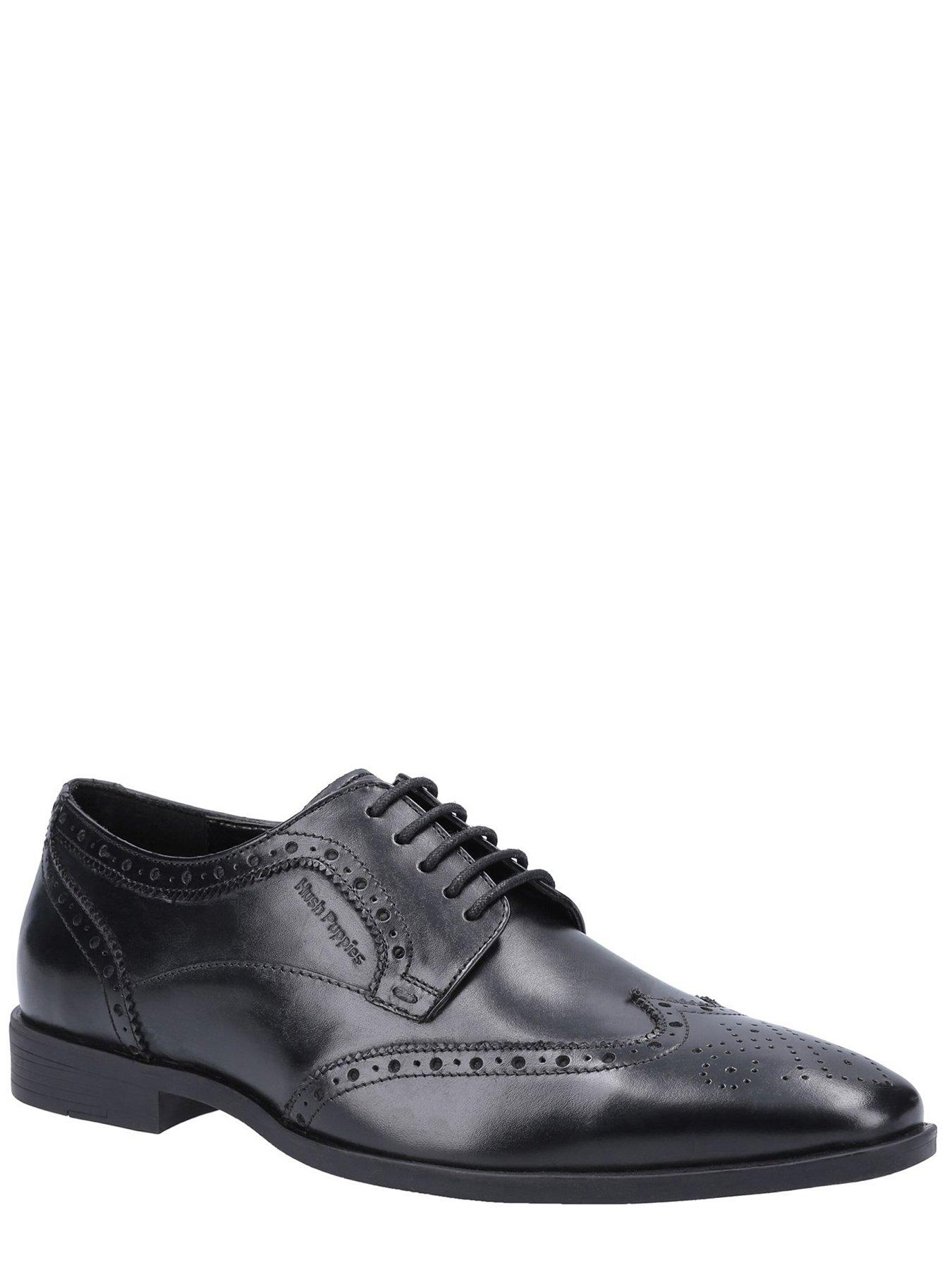 Image 3 of 4 of Hush Puppies Elliot Brogue Shoes - Black