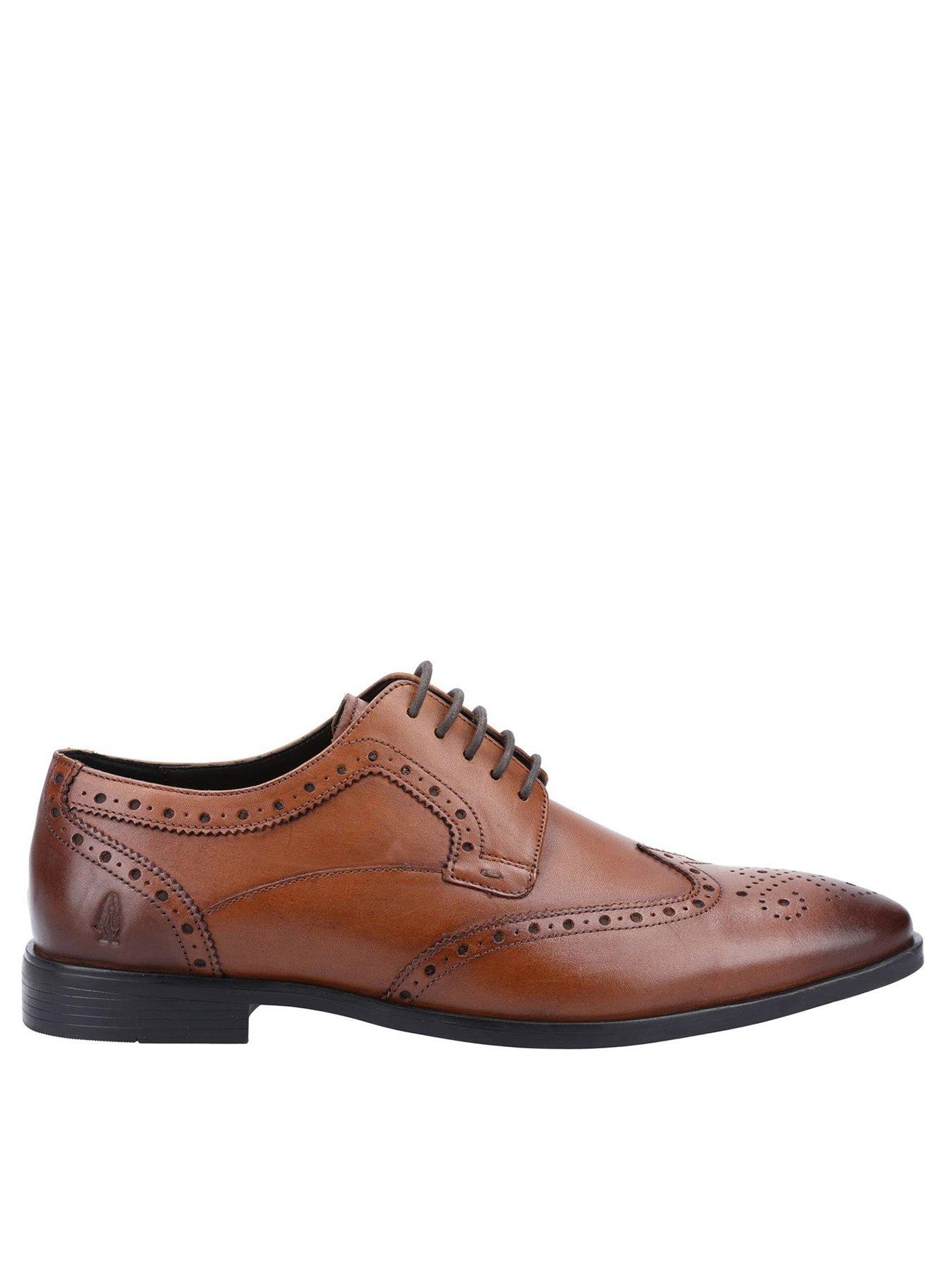 Hush Puppies Elliot Brogue Shoes - Light Brown