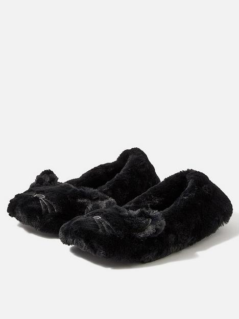 accessorize-furry-cat-ballerina-slippers-black