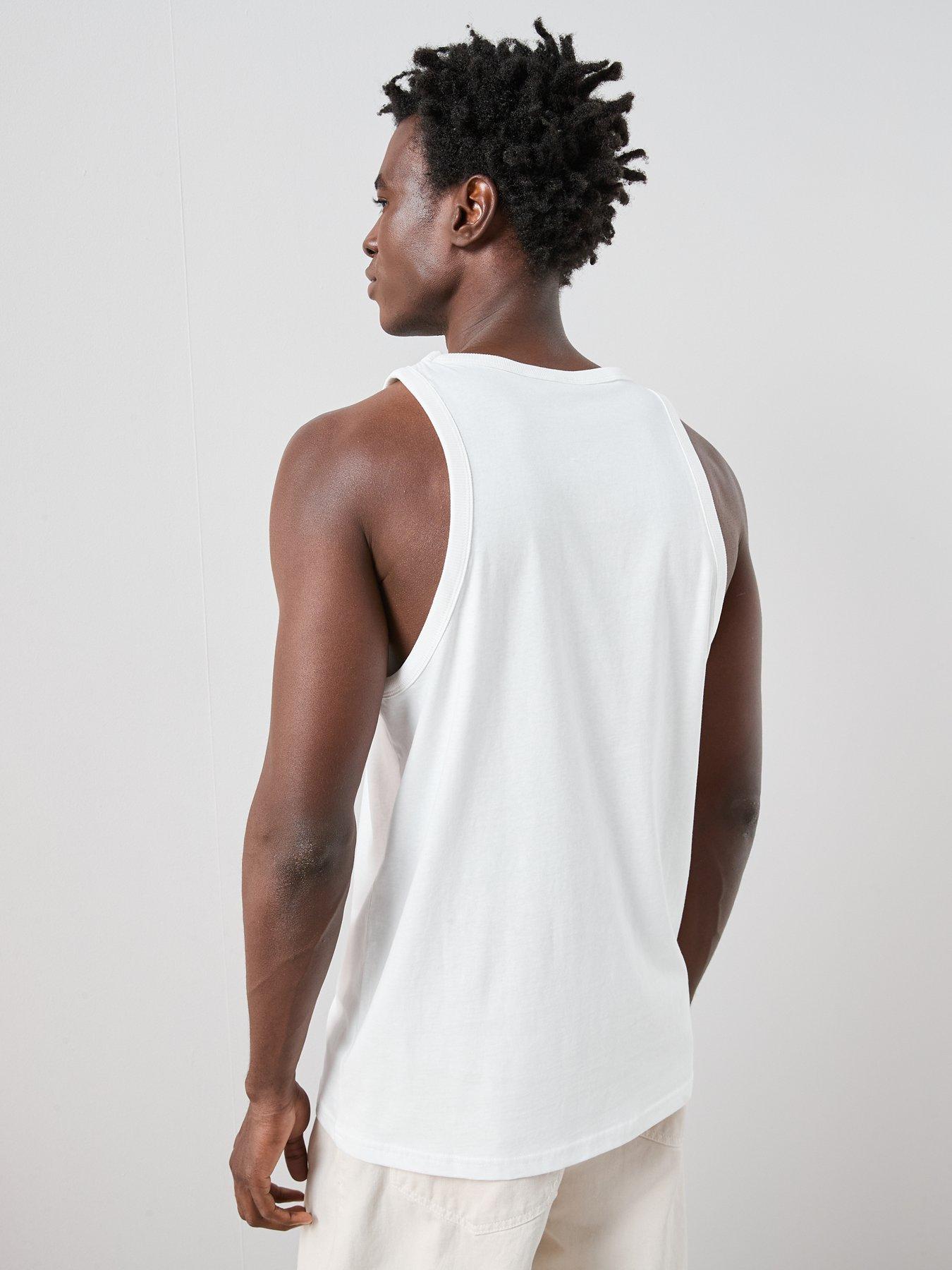 Image 2 of 7 of The Very Collection Jersey Vest&nbsp;- White