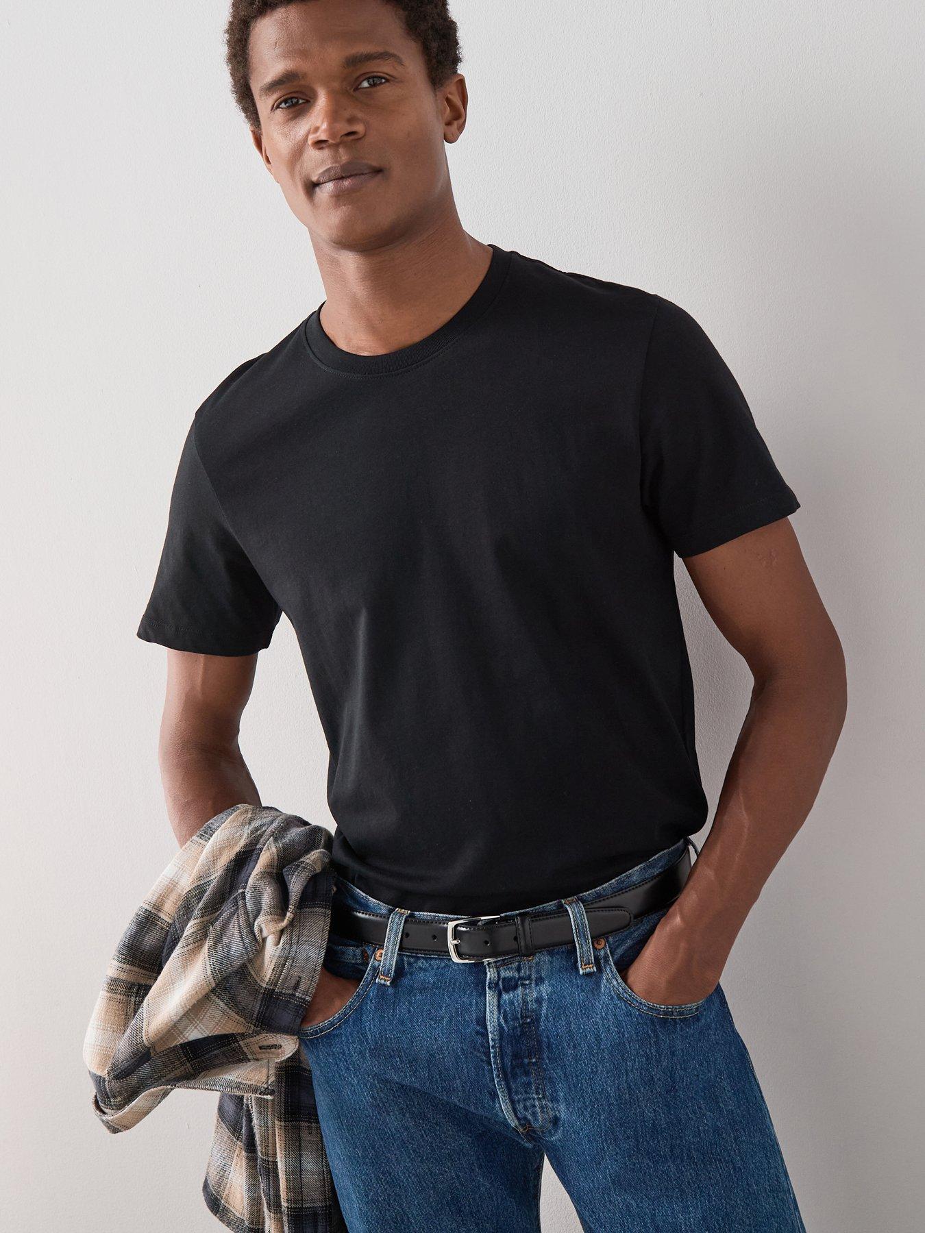 Image 6 of 7 of The Very Collection 5 Pack Cotton Blend Crew T-Shirts&nbsp;- Multi