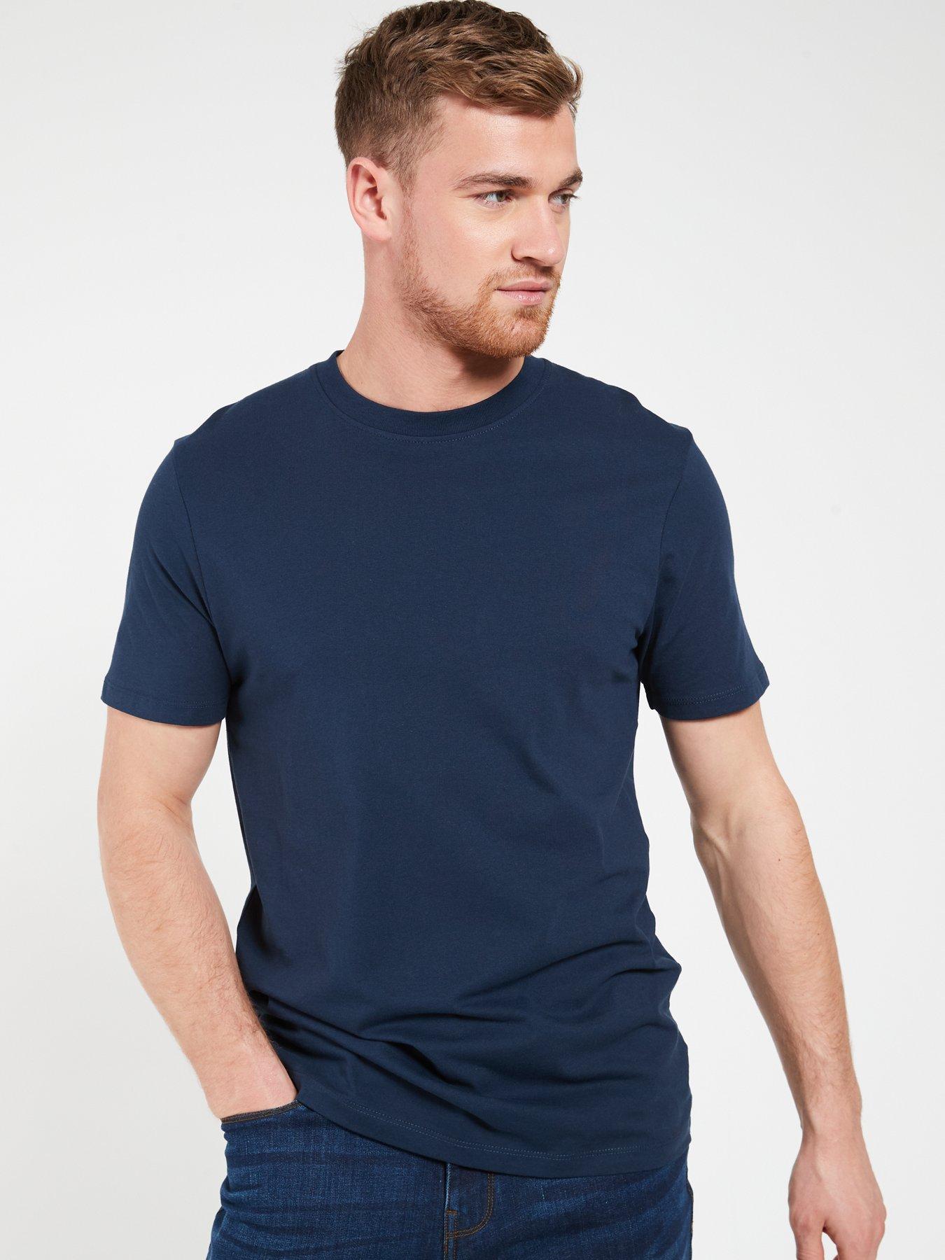 Everyday 3 Pack Crew T-shirt - Teal/blue/navy | littlewoods.com