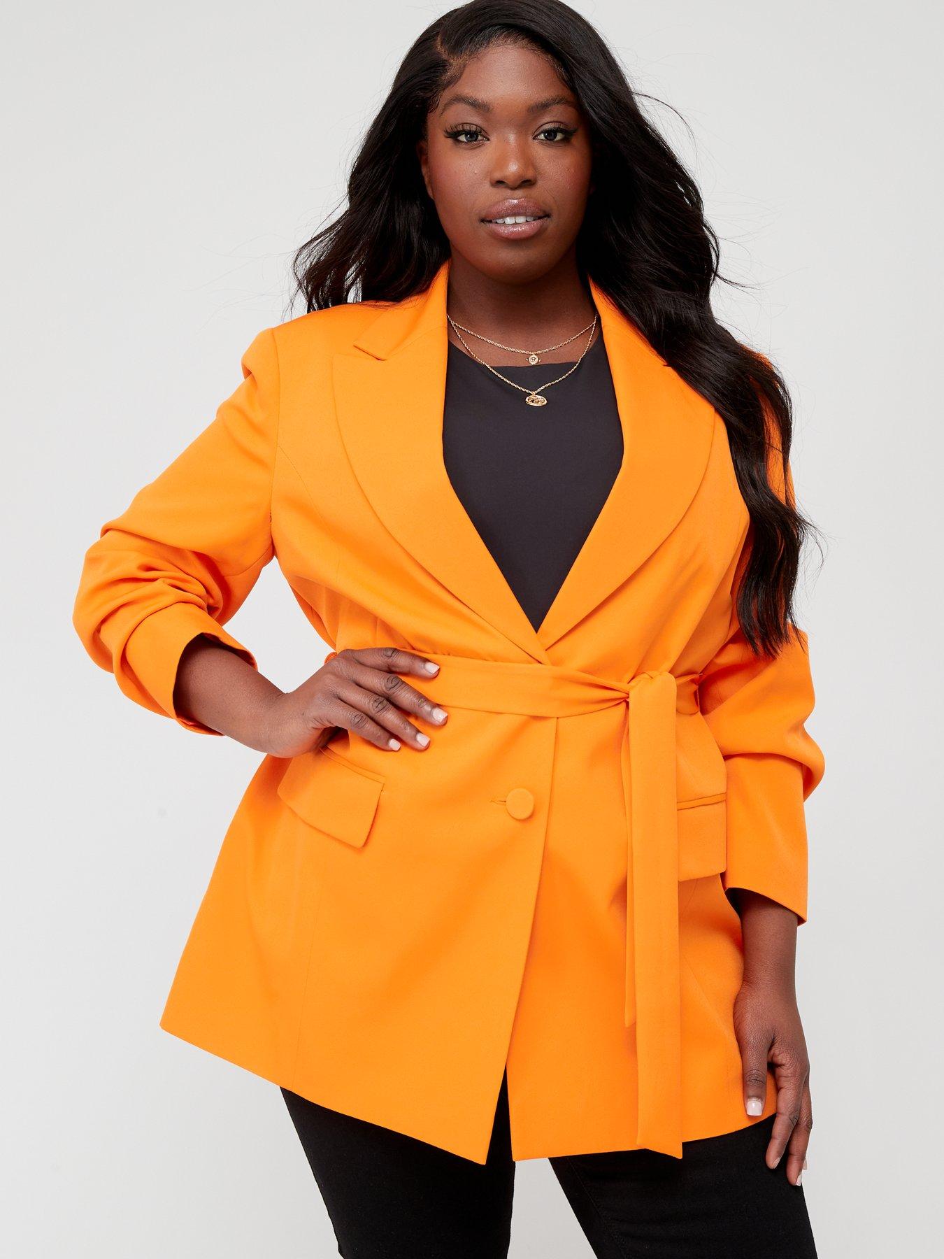 Tie on sale waist blazer