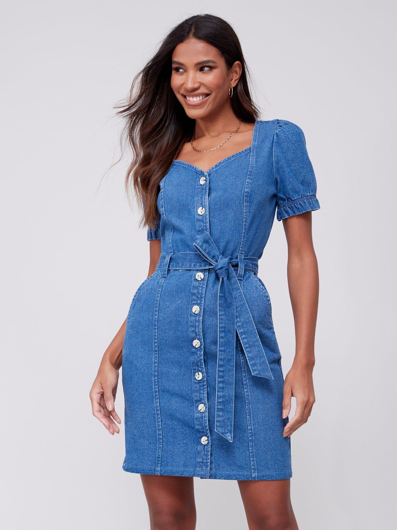 V by shop very denim dress