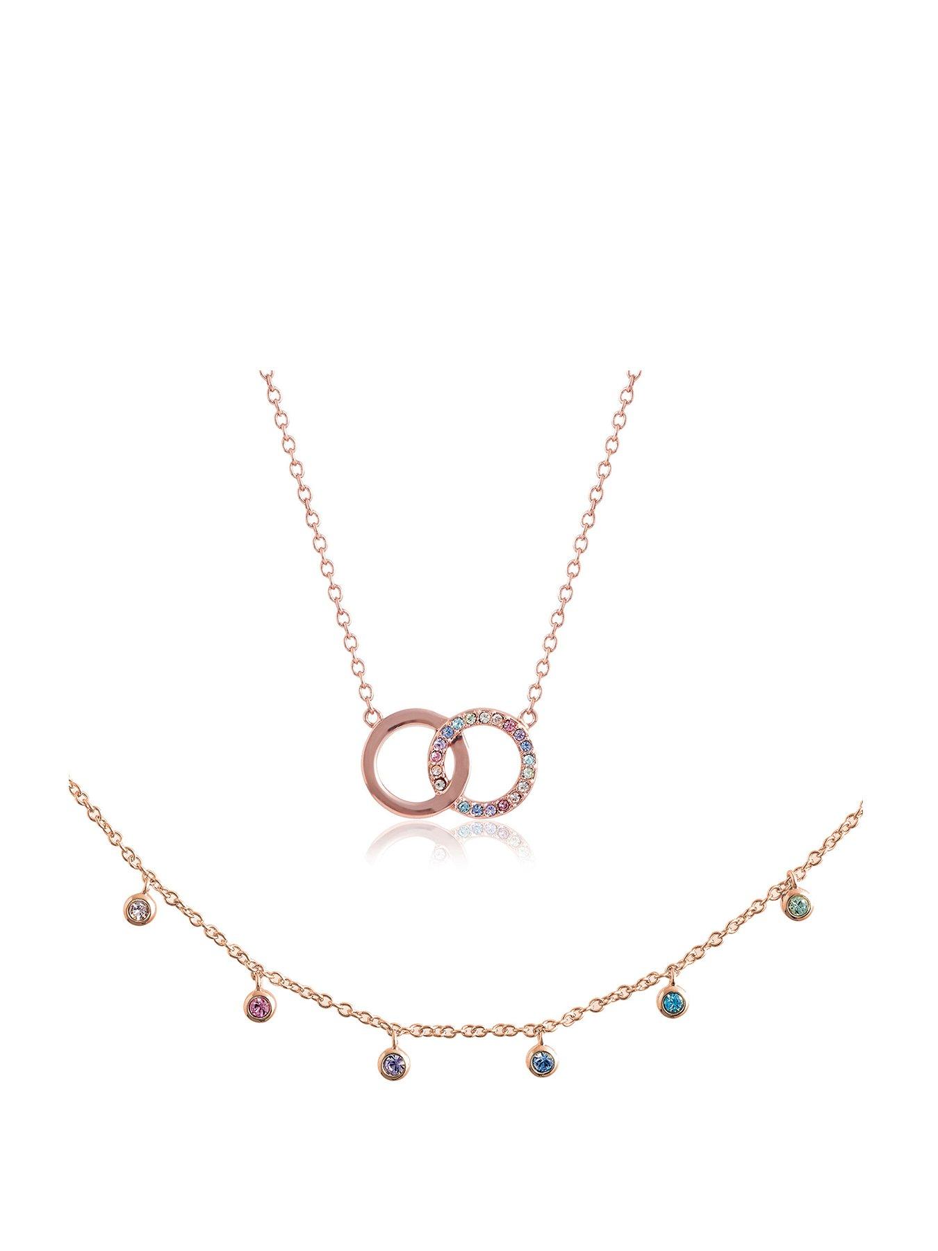 Olivia burton discount interlink gold necklace