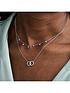  image of olivia-burton-rainbow-silver-choker-interlink-necklace-gift-set
