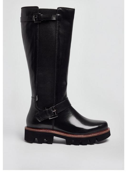 front image of pod-aleena-knee-boots-black