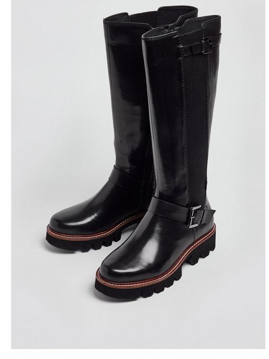stillFront image of pod-aleena-knee-boots-black