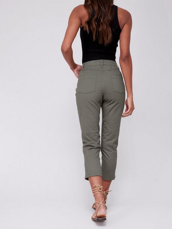 stillFront image of v-by-very-skinny-capri-trouser-khaki
