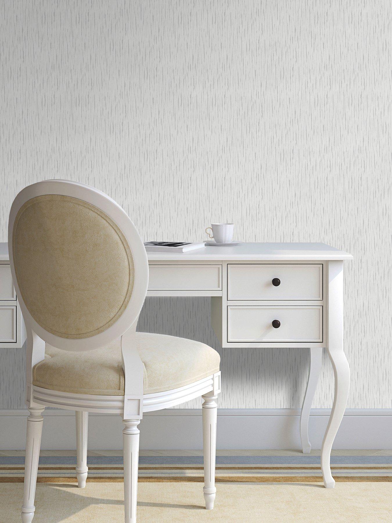 undefined Nala Textured Wallpaper - White