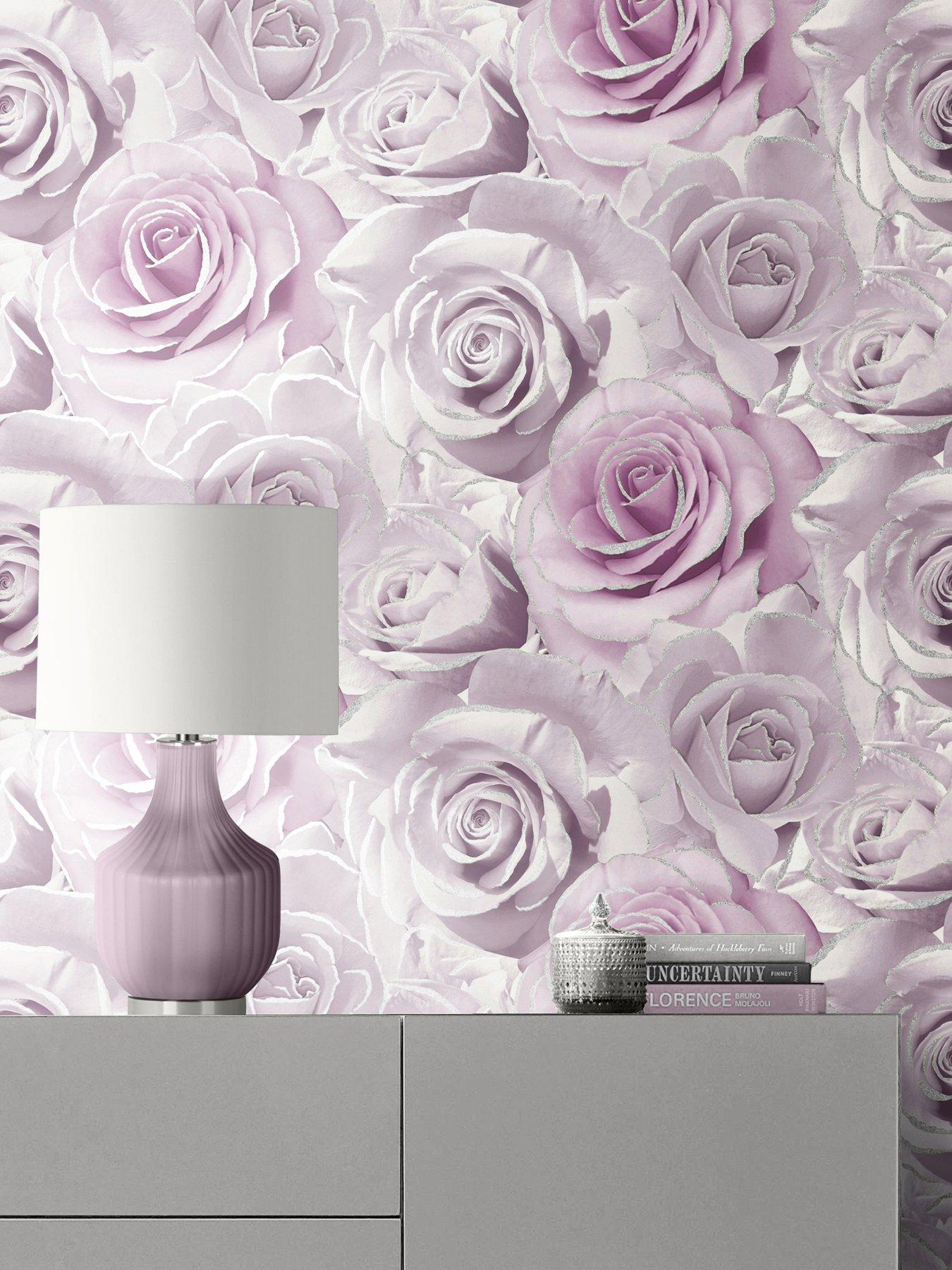 undefined Madison Glitter Wallpaper - Amethyst