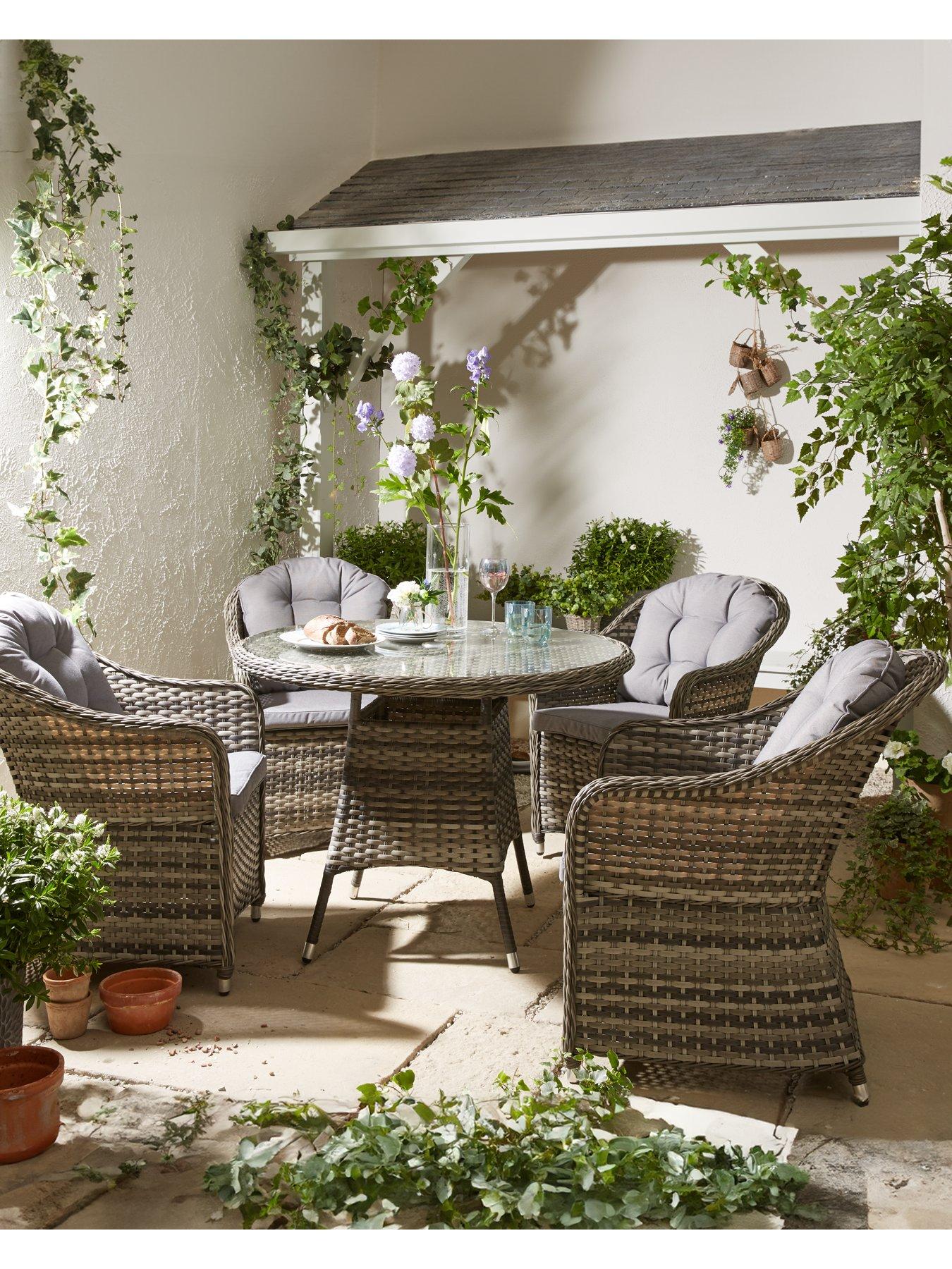 The Very Collection Florida 4 Seater Dining Set